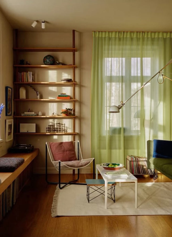 Natural Linen Colorful Curtains