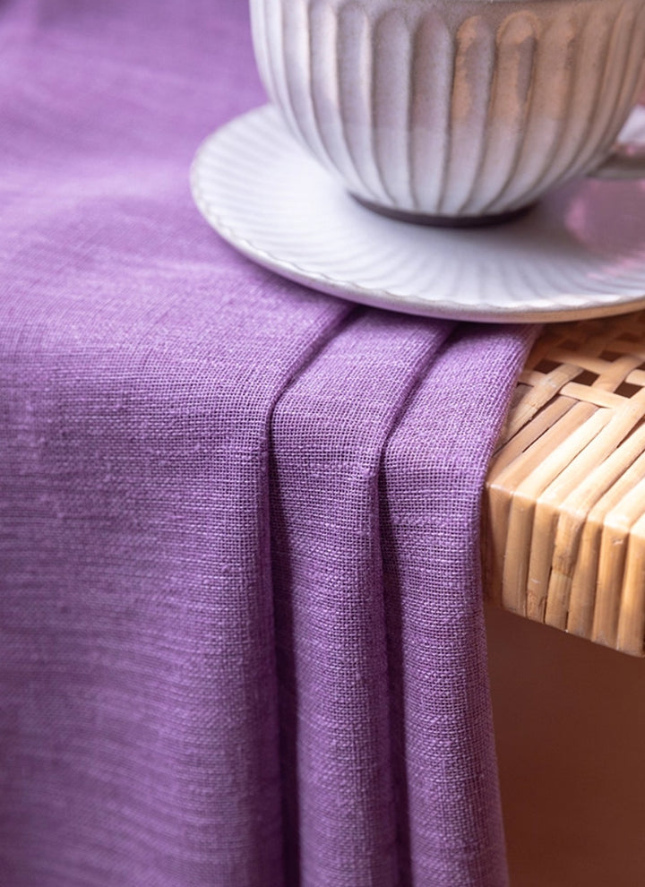 Natural Linen Colorful Curtains