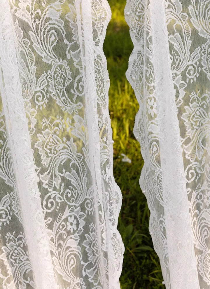 Antique French Lace Curtains