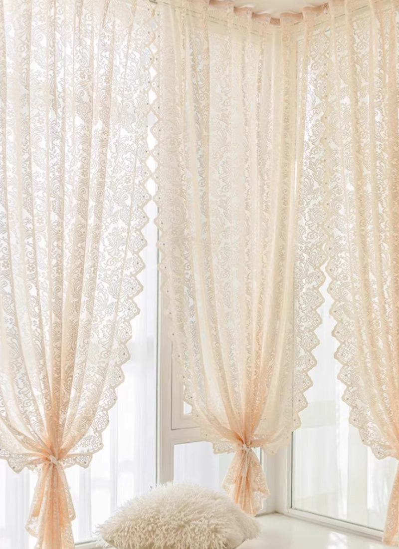 Antique French Lace Curtains