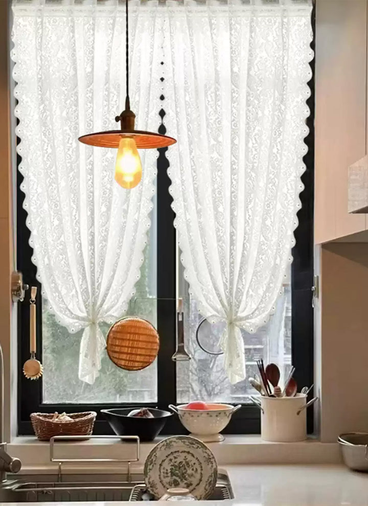 Antique French Lace Curtains