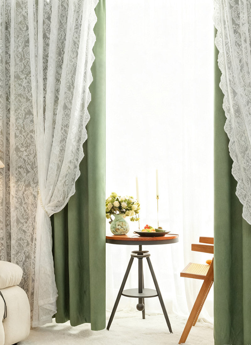 Antique French Lace Curtains