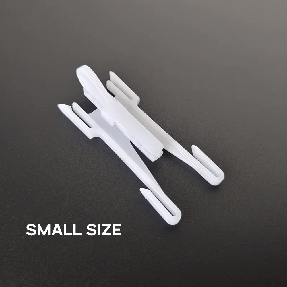 Butterfly Drapery Hooks(Dense Weave & Height-Adjustable Fixing Hooks)