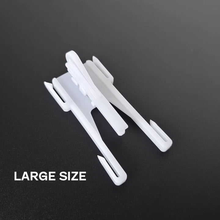 Butterfly Drapery Hooks(Dense Weave & Height-Adjustable Fixing Hooks)