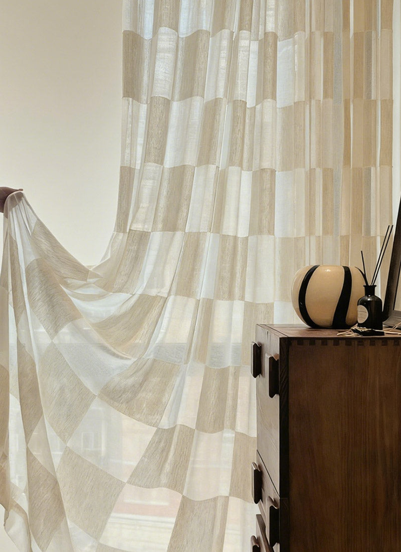 Luxury Square Sheer Curtains