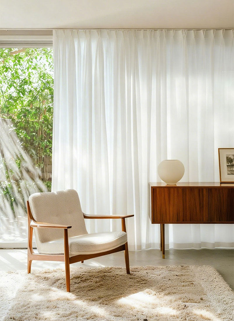 Dreamy Whisper Toothpick Sheer Curtains