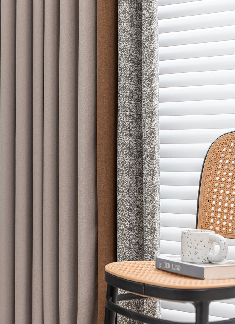 Vintage Style Cotton Linen Curtains - By Zhiqiu