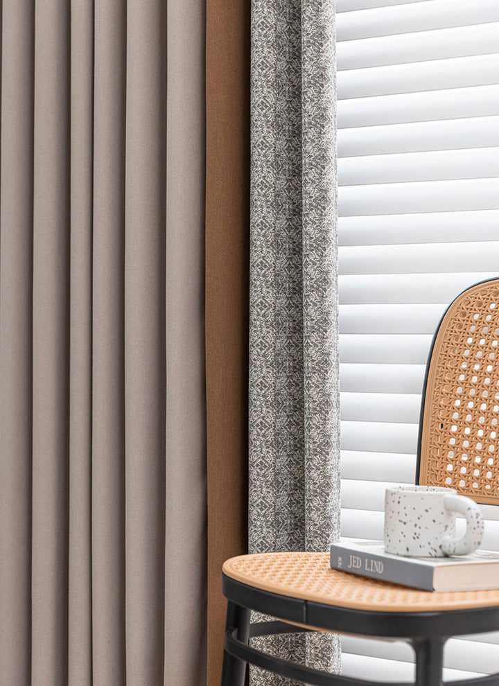 Vintage Style Cotton Linen Curtains - By Zhiqiu
