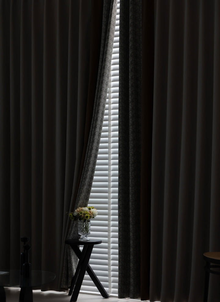 Vintage Style Cotton Linen Curtains - By Zhiqiu