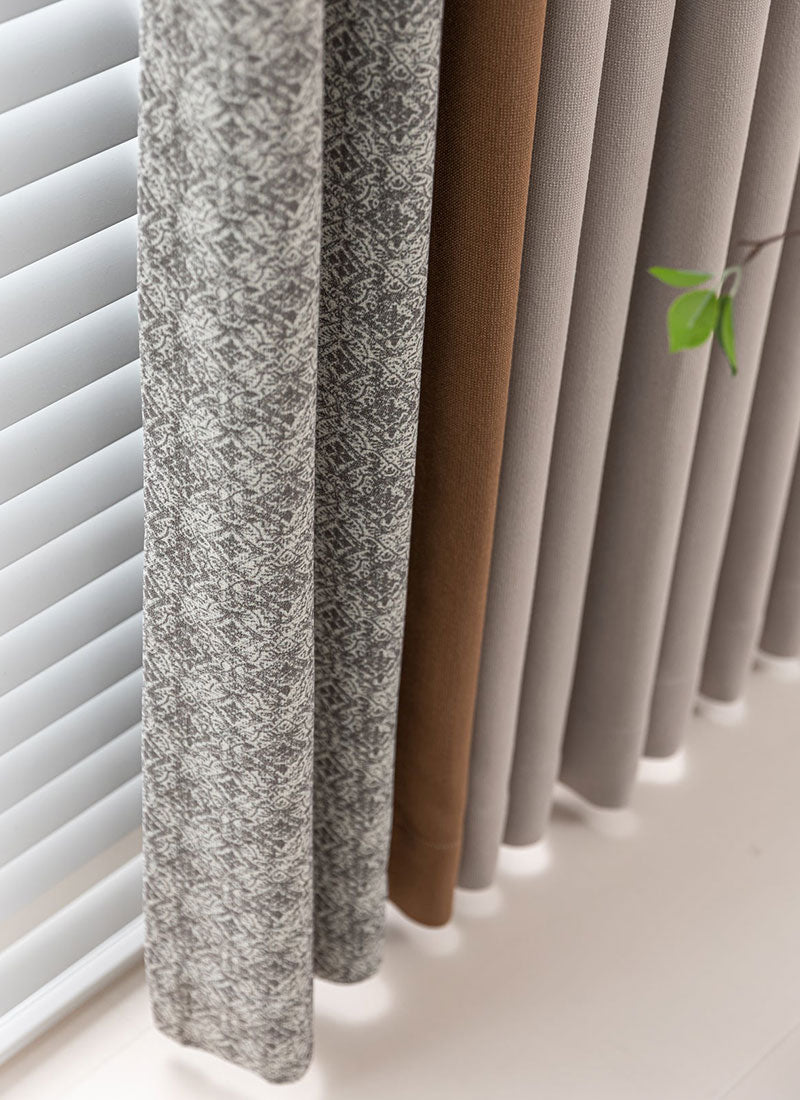Vintage Style Cotton Linen Curtains - By Zhiqiu