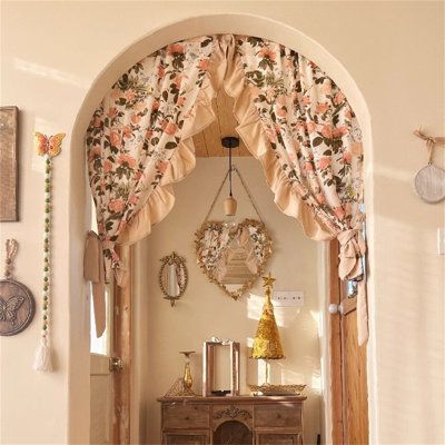 Modern curtains for sliding door in a cozy living space