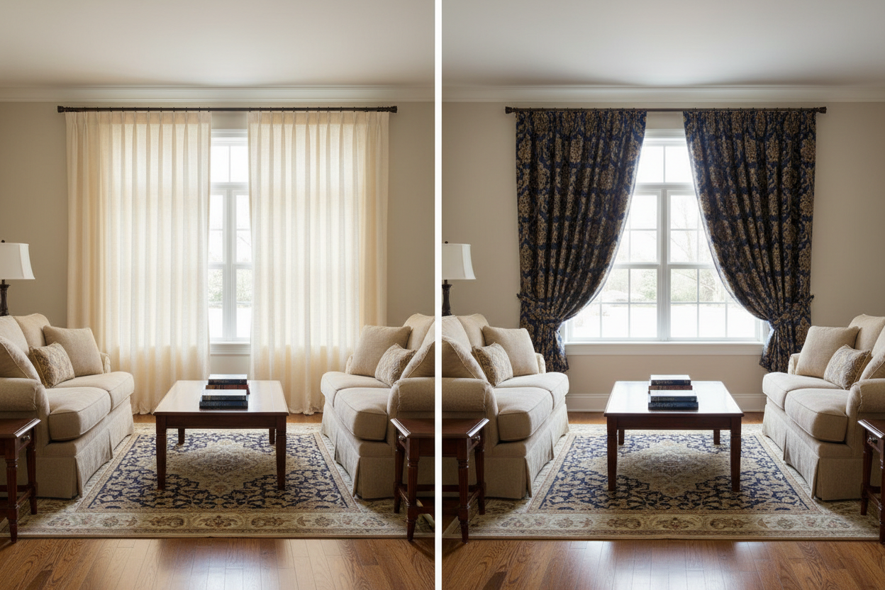 What Type of Curtains Make a Room Look Bigger? A Data-Driven Home Design Guide