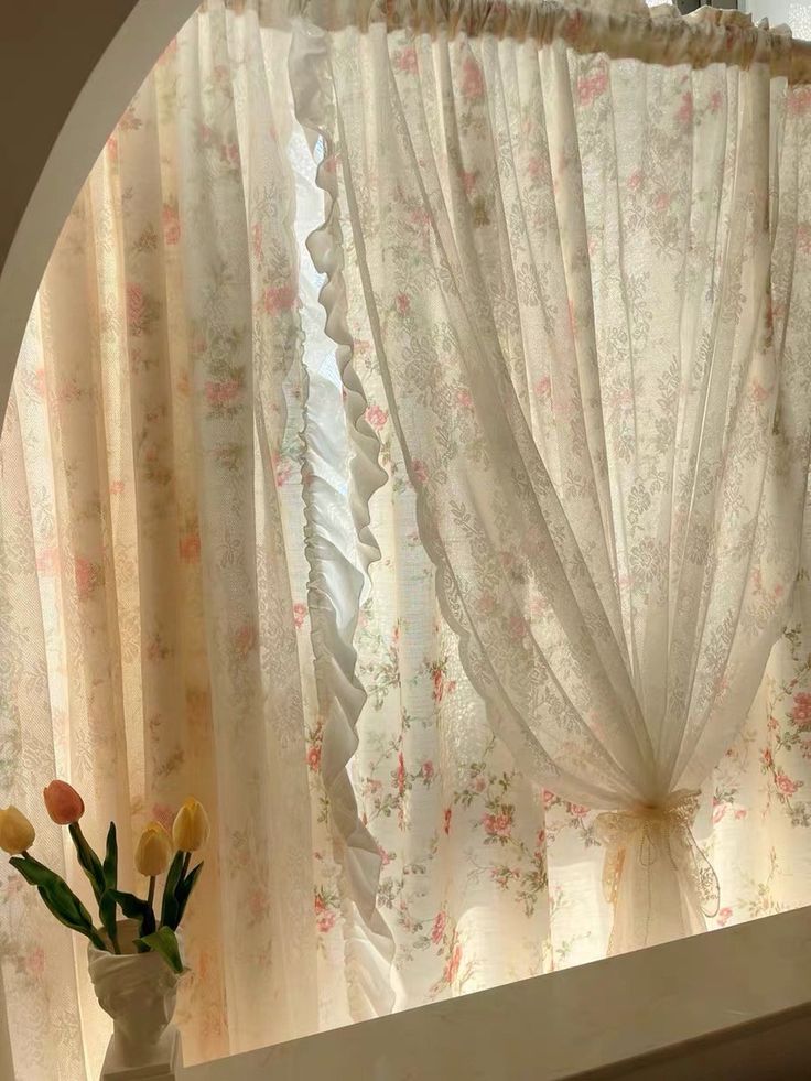 Elegant white blackout curtains in modern bedroom with complete light blockage