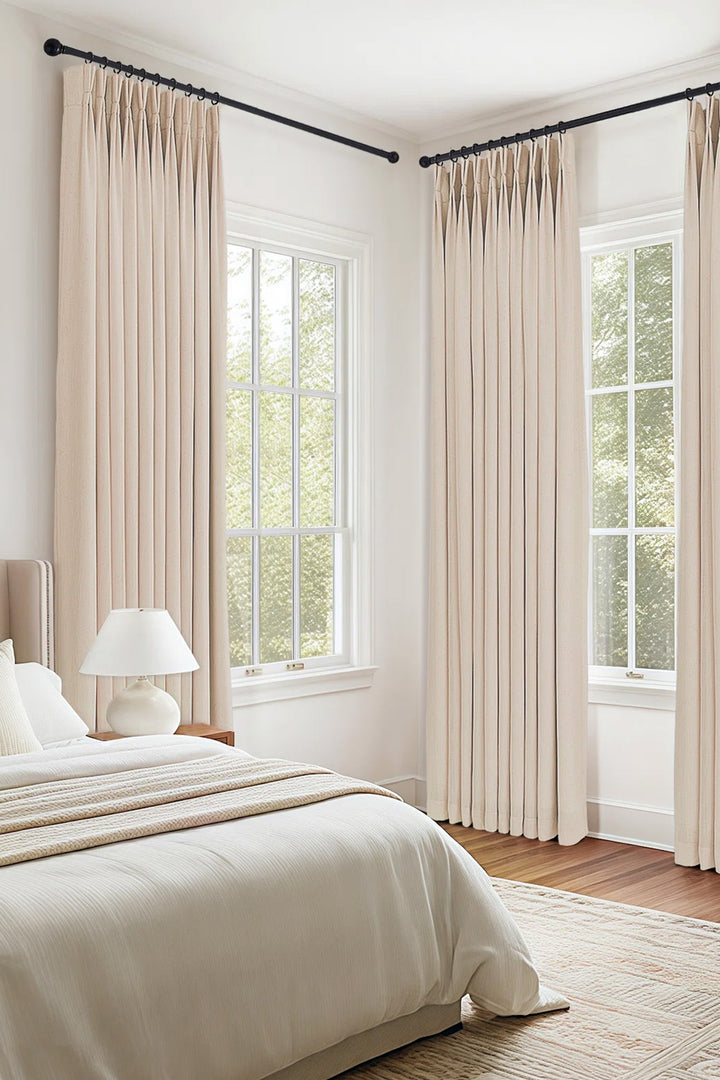 French Starry Three-dimensional Jacquard Curtains With A Thick Velvet Texture