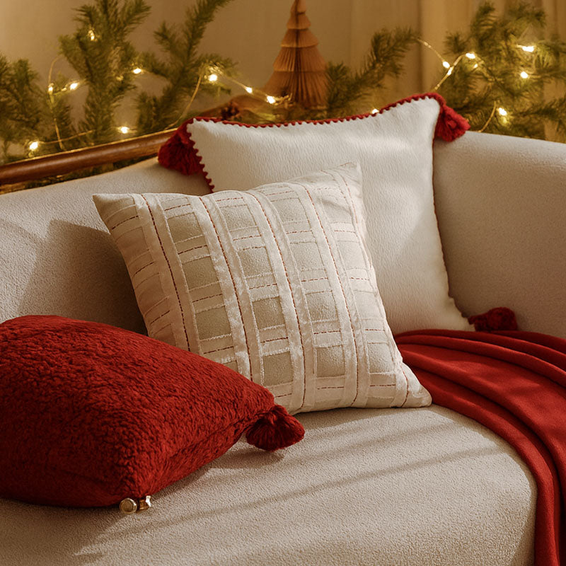 Red Couch Pillows