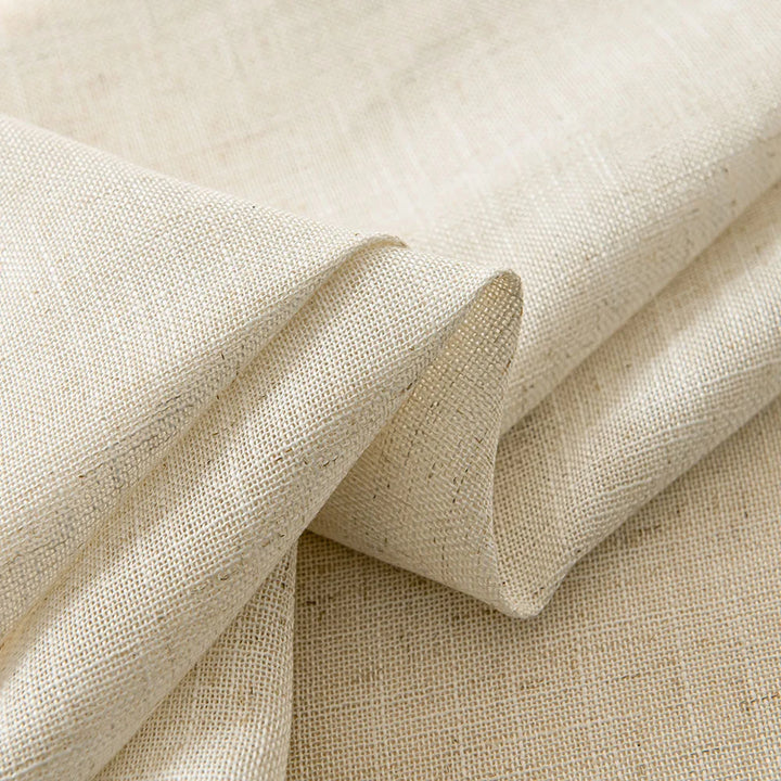 Herb-Lin Ivory Linen Sheer Curtains