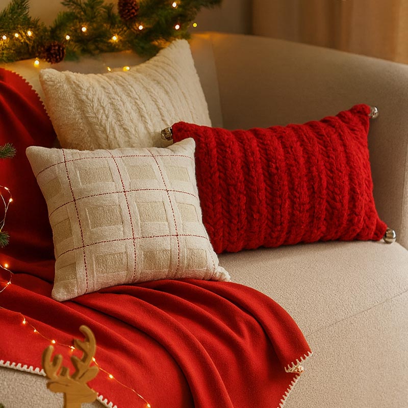 Red Couch Pillows