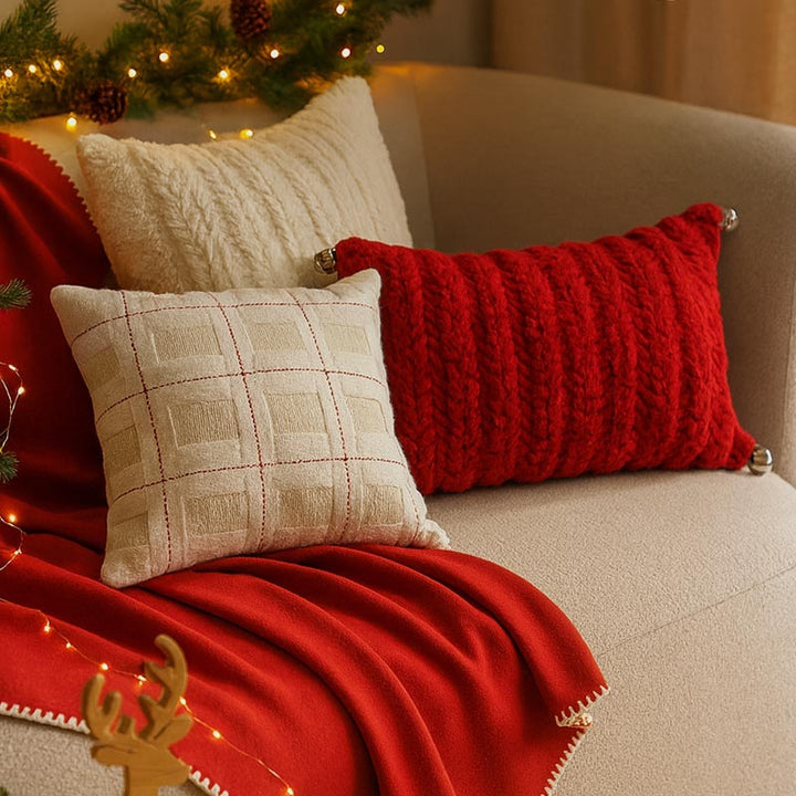 Red Couch Pillows
