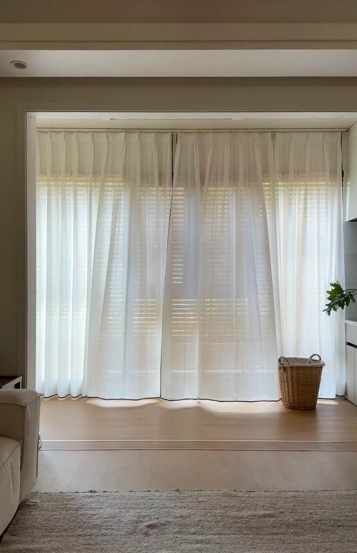 ‌Luxury  Jacquard Curtain with Privacy Weave