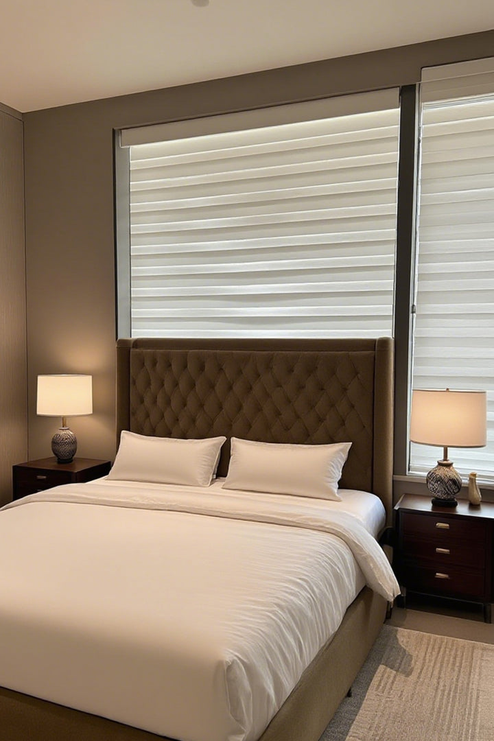 ‌Shangri-La AquaShield Elegant Waterproof Roller Curtain