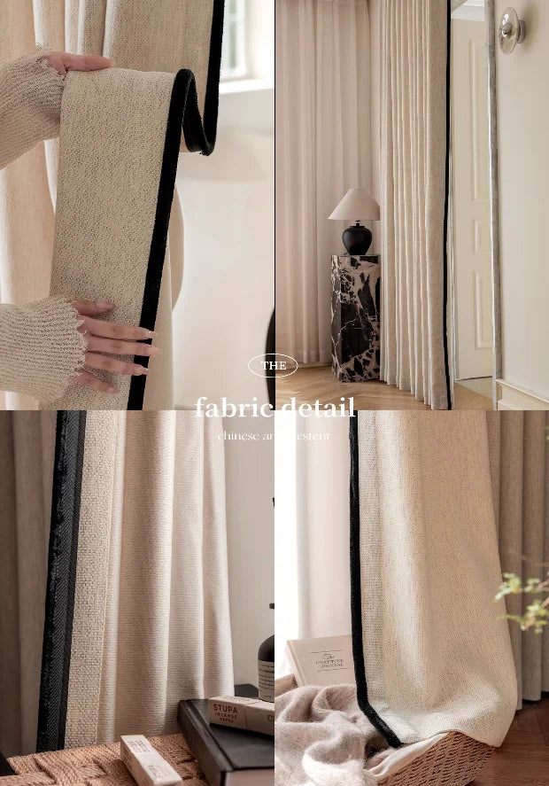 American medieval style—Half Summer Series yarn-dyed chenille curtains