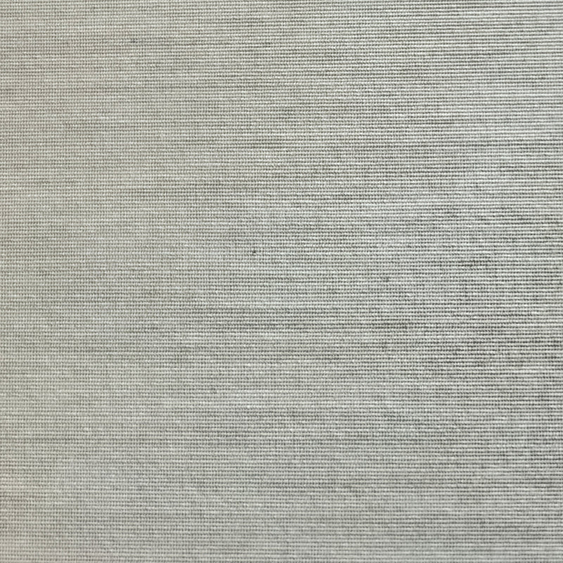 Close-up of textured light grey thermal blackout curtain fabric