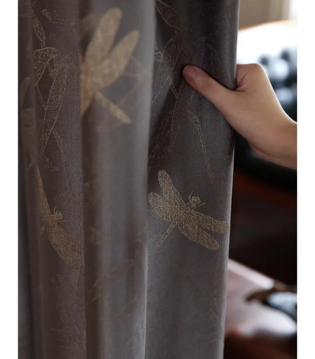 Medieval high-quality jacquard craft American Style curtains