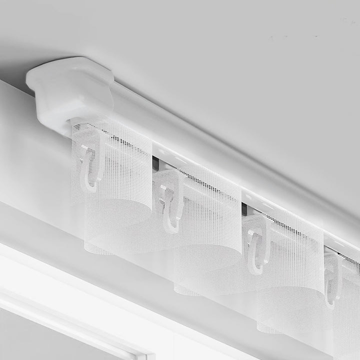 Snake-Shaped Telescopic Curtain Track – Slim, Flexible & Reusable | Easy to Hide, No Drilling, Perfect for Any Window Setup!