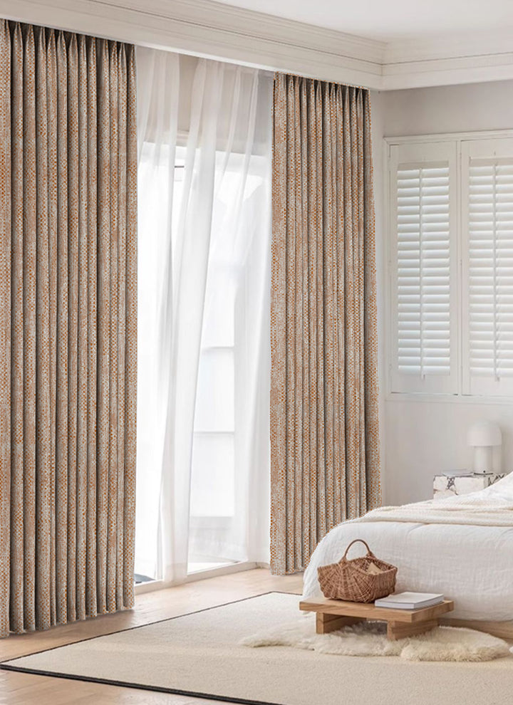 ‌Urban Loom Frosted Sheers – Plush High-Precision Backing for Cozy Light Control‌