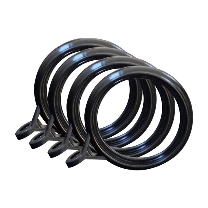 1.57-Inch Inner Diameter Perforated Thickened Silent Curtain Ring (Pack of 30)