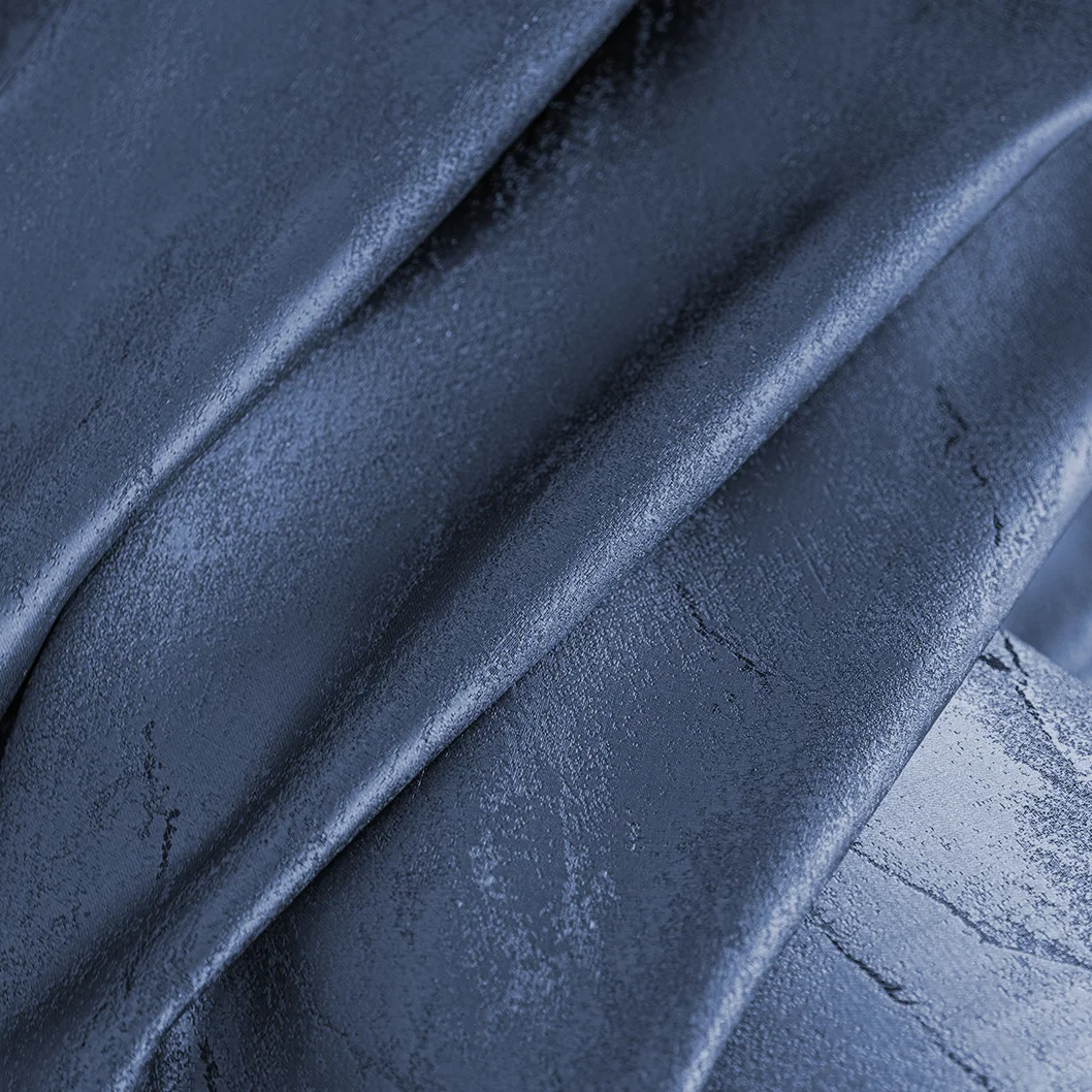 Brocade Azure｜High-Precision curtain fabric sample｜Brocade-3
