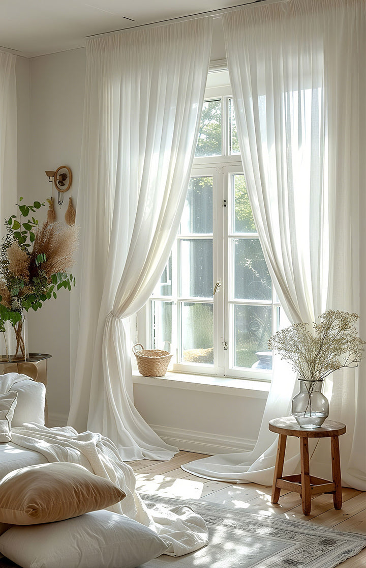 ‌Luxury  Jacquard Curtain with Privacy Weave