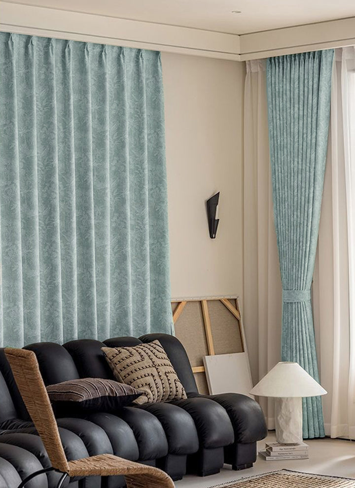 Vintage Creamy Antique-Style Curtains