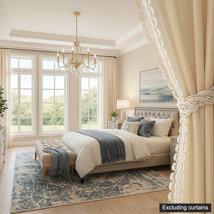 Embroidered Curtain Tiebacks