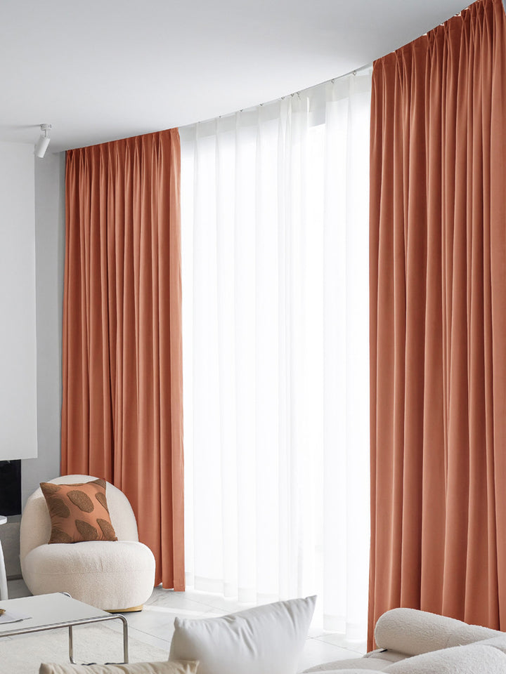 Romantic Fireworks Jacquard Chenille Curtains