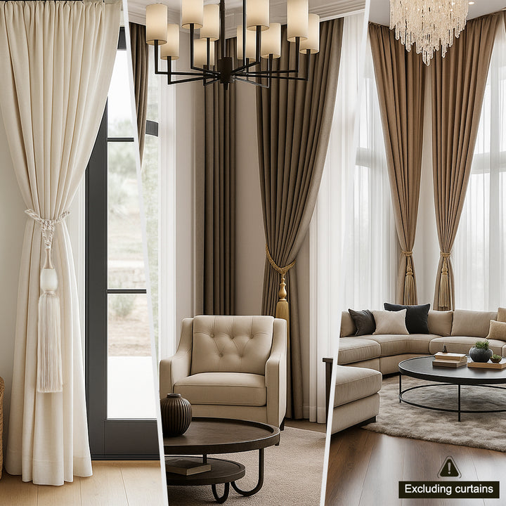 Modern European Luxury Classic Tassel Curtain Tiebacks