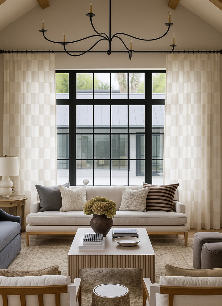 Luxury Square Sheer Curtains