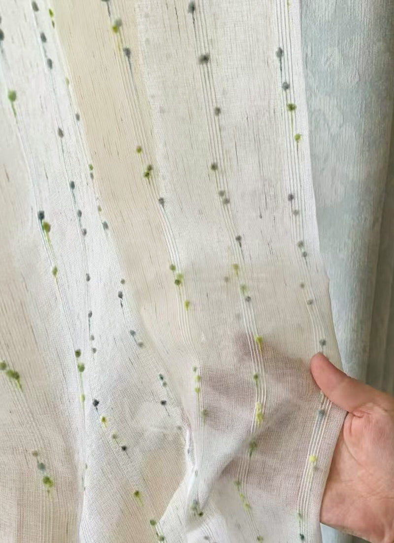 Rainbow Sugar Beans curtains – Sheer Curtains with Pattern Customized for Children room