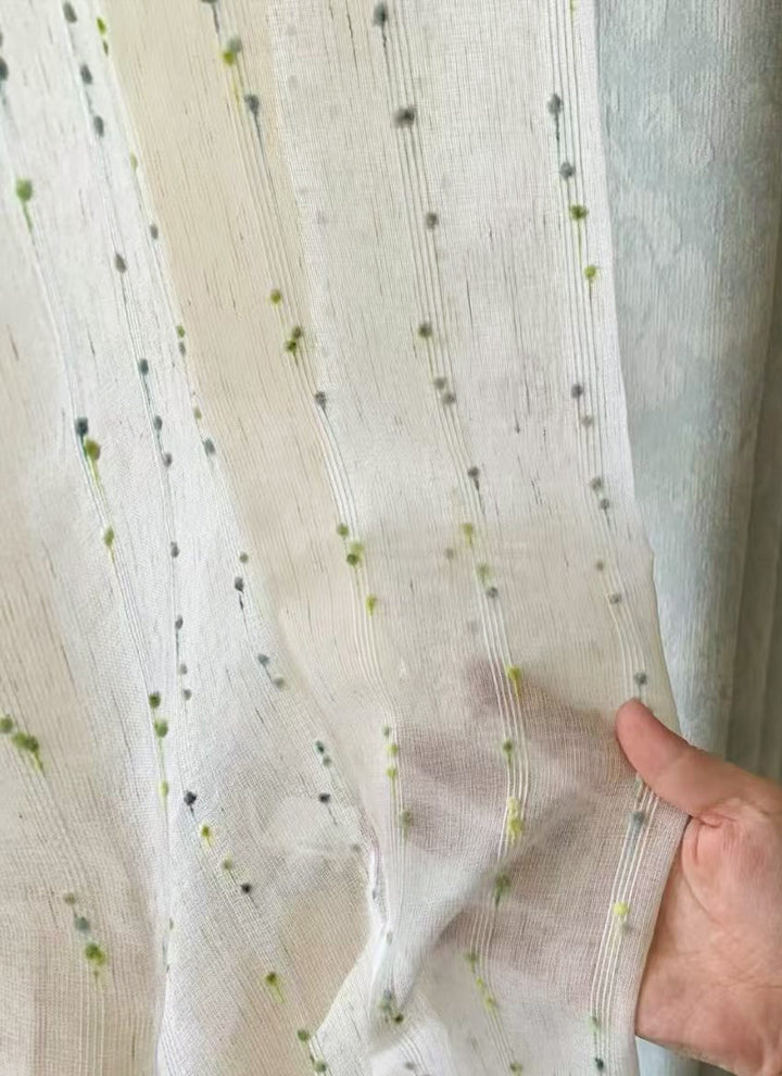 Rainbow Sugar Beans curtains – Sheer Curtains with Pattern Customized for Children room