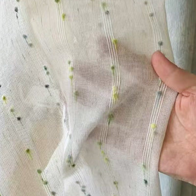 Green Apple Candy｜Sheer curtain fabric sample｜