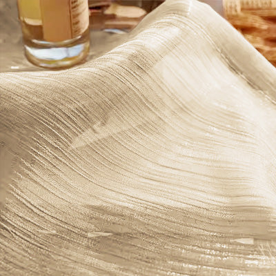 Beige Flowing ｜Sheer curtain fabric sample