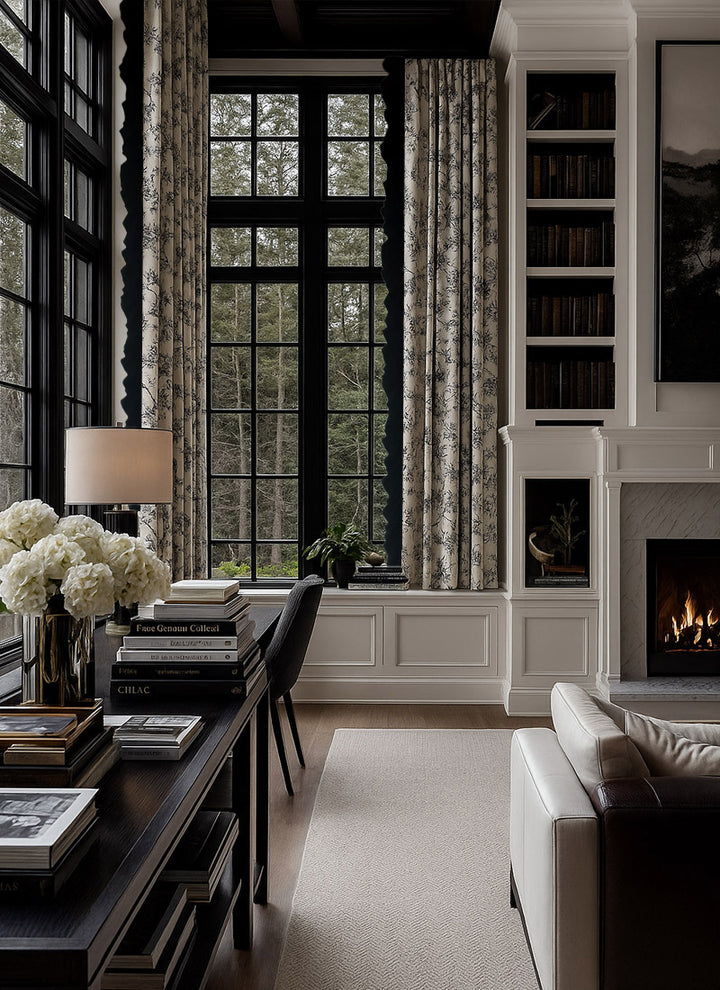 Luxury Chenille Curtains for Bed Room