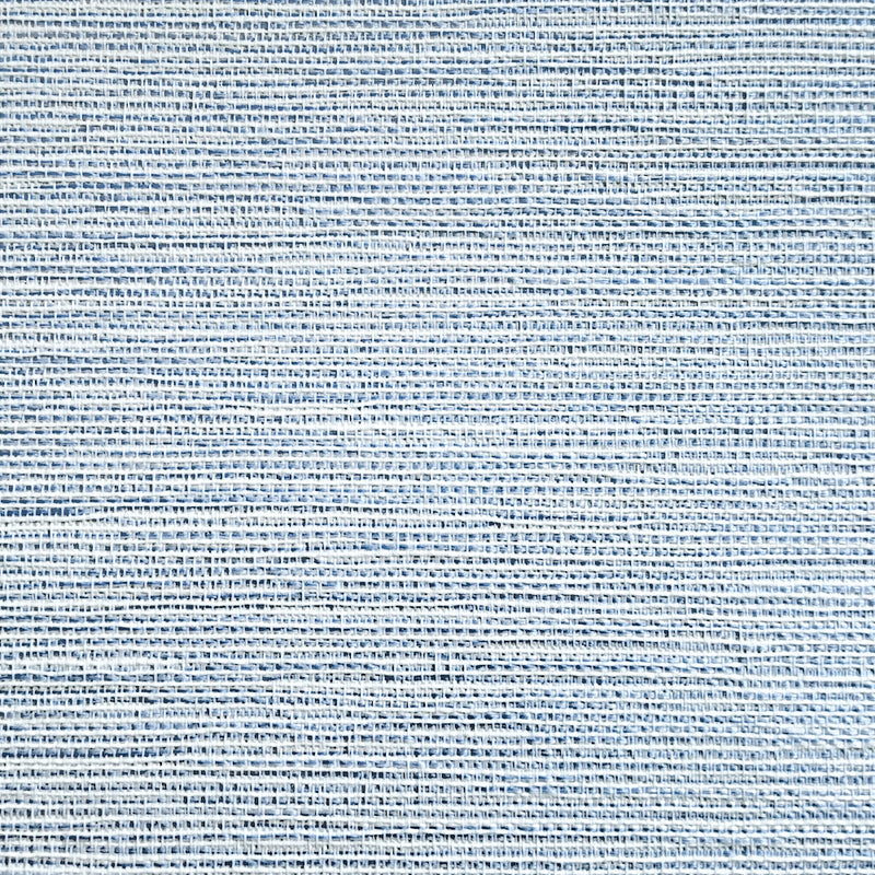 Close-up of light grey textured curtain fabric with horizontal woven pattern.