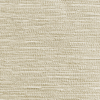 Close-up of textured beige curtain fabric with horizontal woven lines