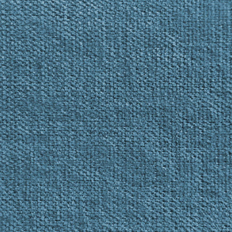 Textured blue curtain fabric swatch, ideal for blackout and thermal window coverings