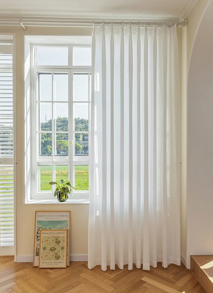 ‌Dreamy Whisper Toothpick Sheer Curtains