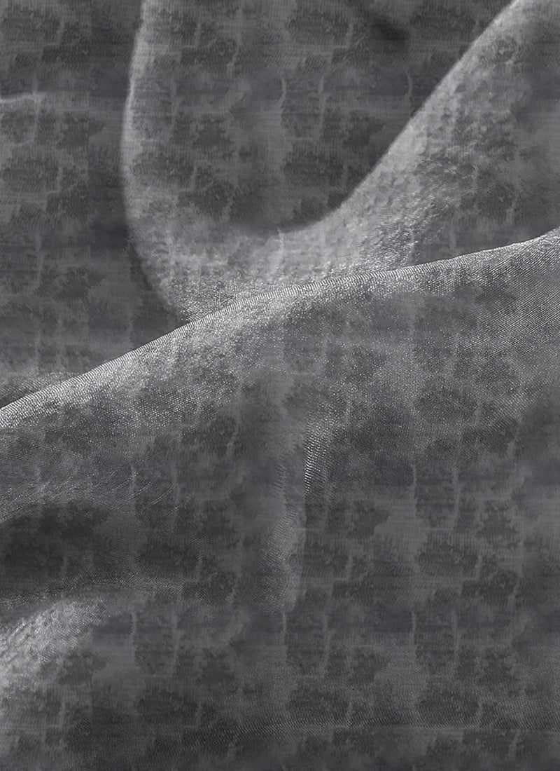 Whispering Ink Blossom Curtains: Elegant Tranquility in Abyssal Serenity