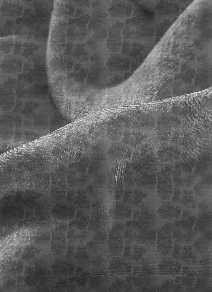 Whispering Ink Blossom Curtains: Elegant Tranquility in Abyssal Serenity