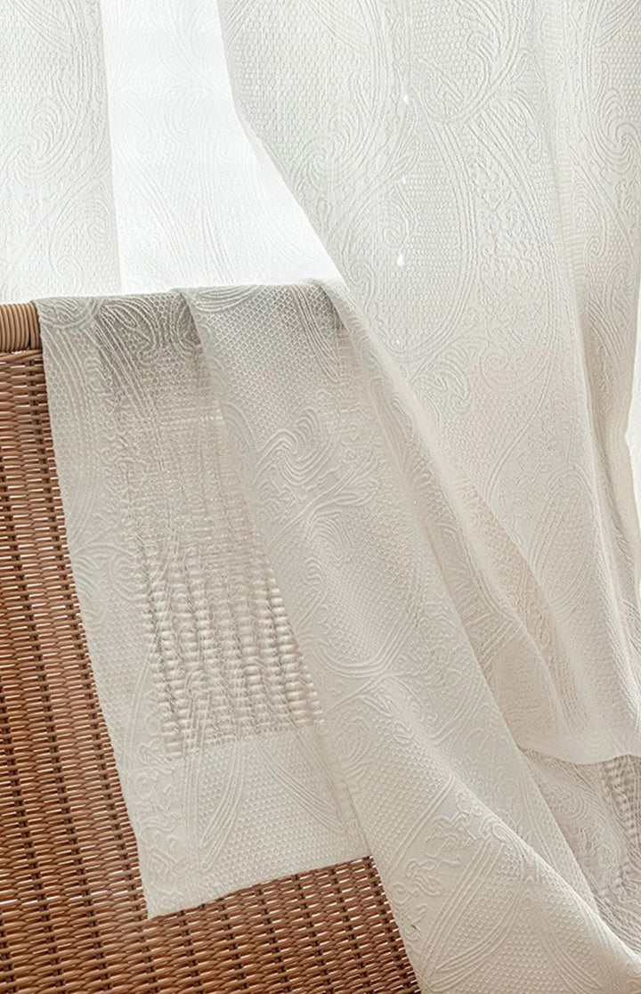 ‌Luxury  Jacquard Curtain with Privacy Weave