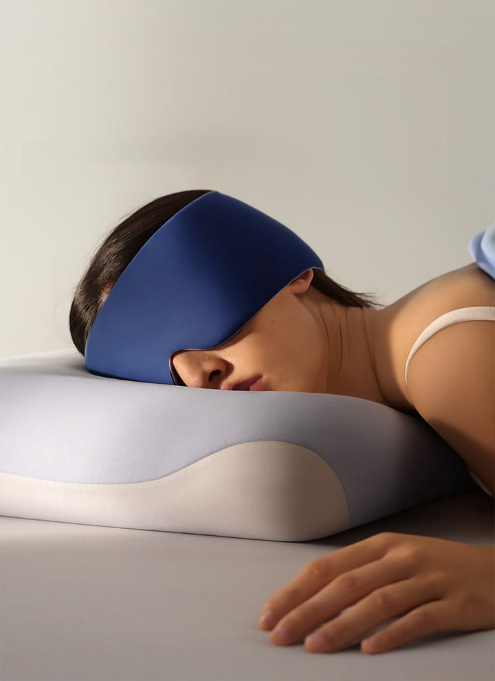 Anti-Dustmite Sleep Mask - Breathable & Machine Washable, Hypoallergenic 3D Contoured Eye Cover for Side/Back Sleepers (Single Pack)